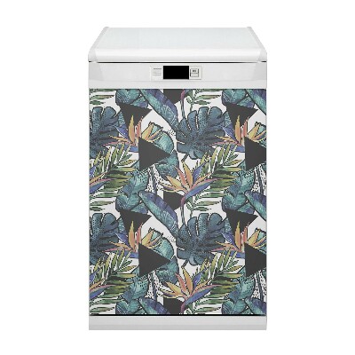 Dishwasher cover Palm leaves