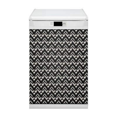 Magnetic dishwasher cover Scandinavian theme