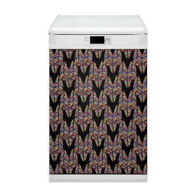 Dishwasher cover Tribal art