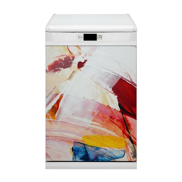 Magnetic dishwasher cover Paint stains