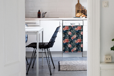 Dishwasher cover Red peonies