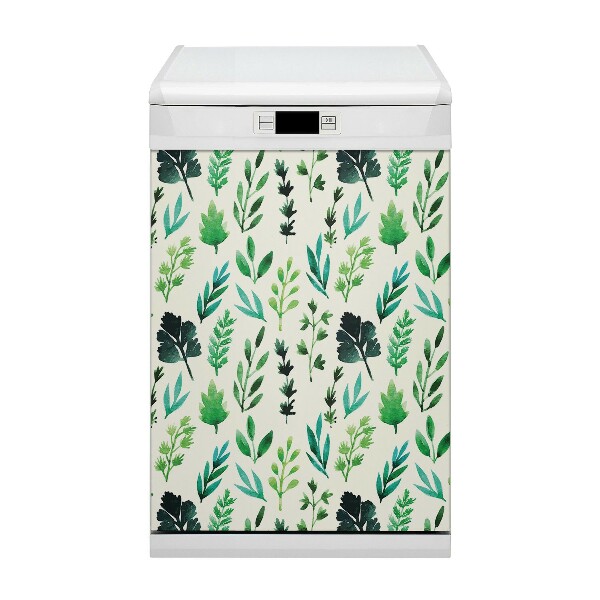 Magnetic dishwasher cover Field flowers