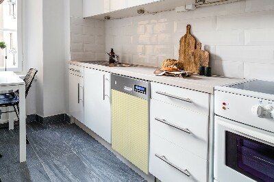 Dishwasher cover Yellow grille