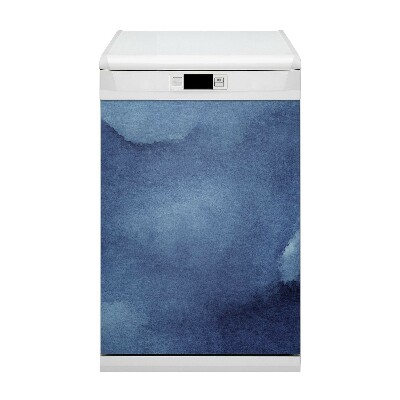 Decorative dishwasher magnet Blue abstraction