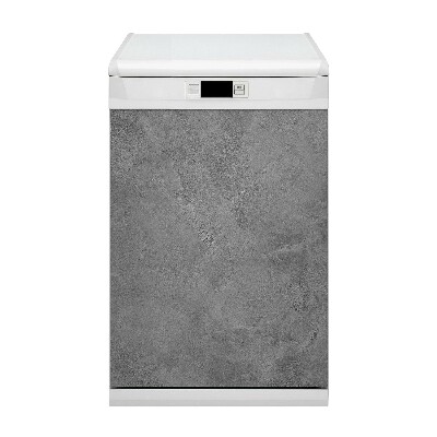 Dishwasher cover Gray concrete theme