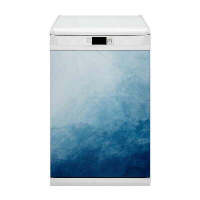 Magnetic dishwasher cover White waves