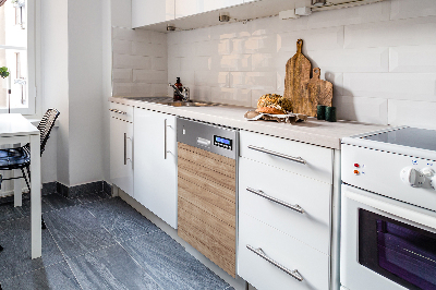 Dishwasher cover magnet Brown boards