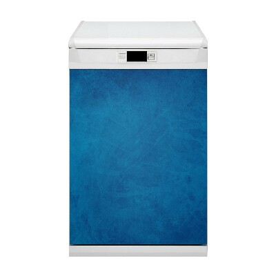Dishwasher cover Blue background