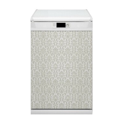 Dishwasher cover magnet Damask pattern