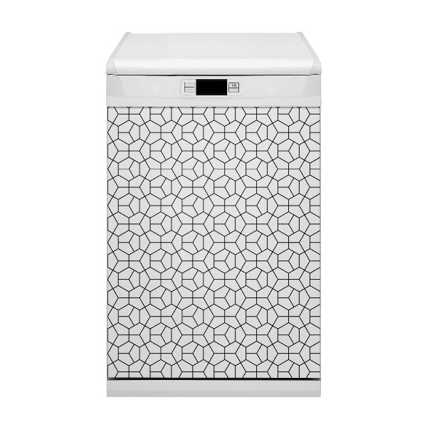 Magnetic dishwasher cover Geometric shape