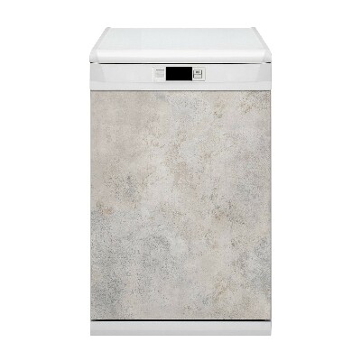 Dishwasher cover magnet White concrete