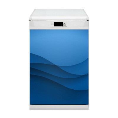 Magnetic dishwasher cover Blue crossing