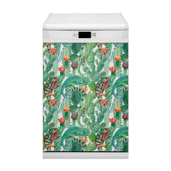 Magnetic dishwasher cover Chameleons