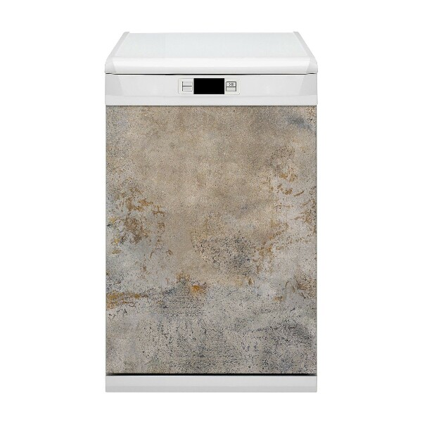 Magnetic dishwasher cover Dirty concrete