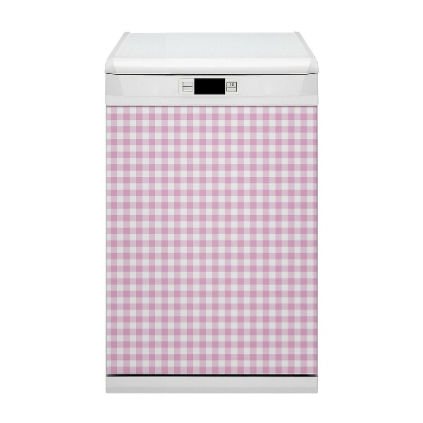 Magnetic dishwasher cover Pink grille