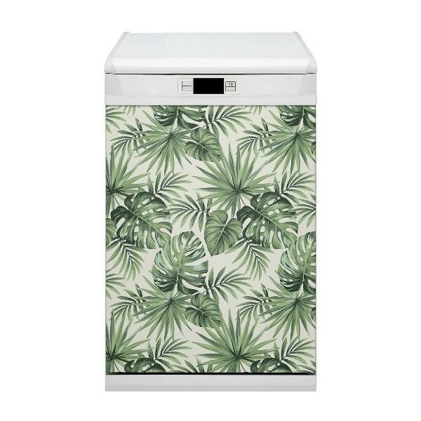 Dishwasher cover Tropical pattern