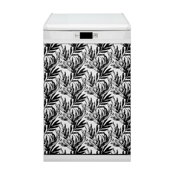 Dishwasher cover magnet Black monster