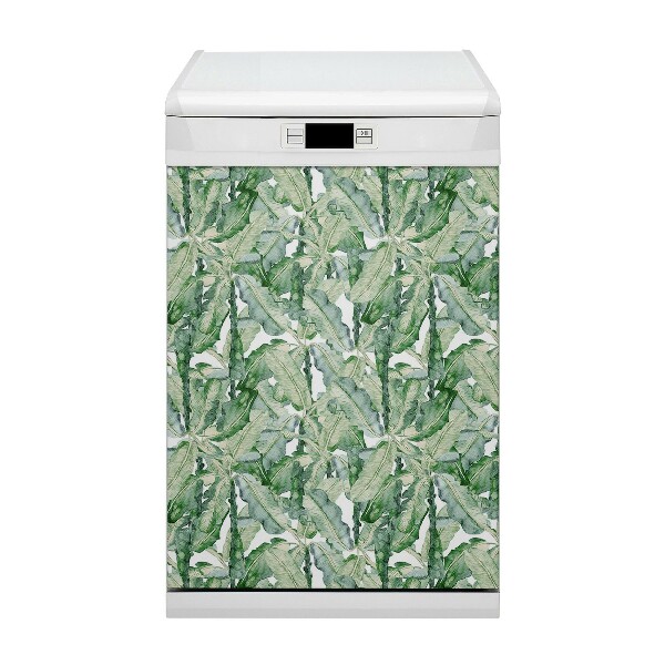 Dishwasher cover magnet Banana leaves