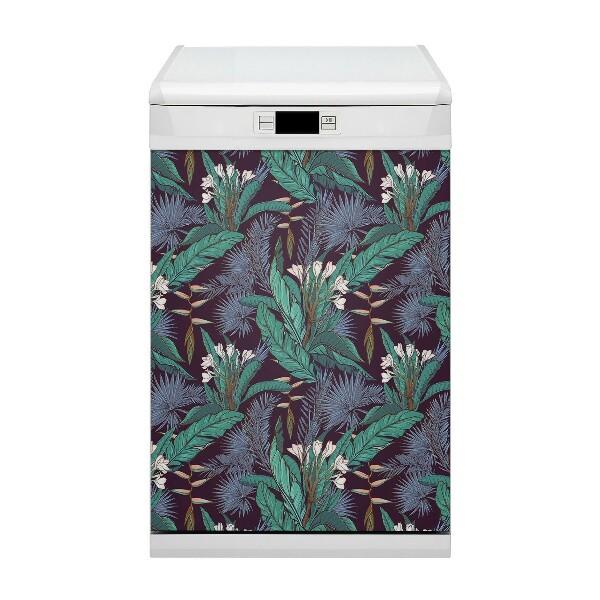 Dishwasher cover Tropical jungle