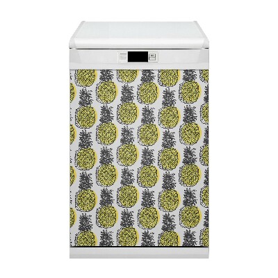 Dishwasher cover magnet Pineapple pattern