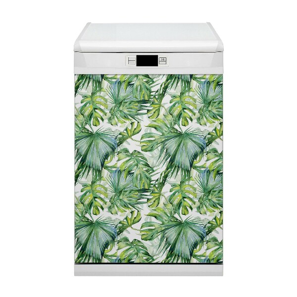 Magnetic dishwasher cover Dense jungle