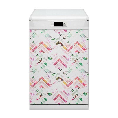 Magnetic dishwasher cover Floral shoemaker