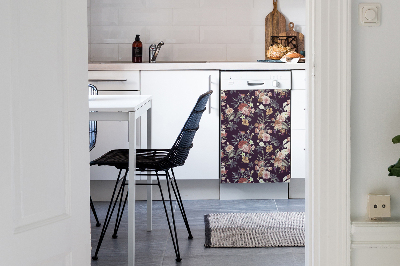 Dishwasher cover Garden flowers