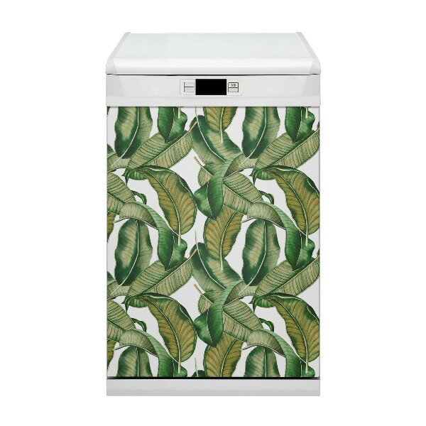 Dishwasher cover magnet Botanical leaves