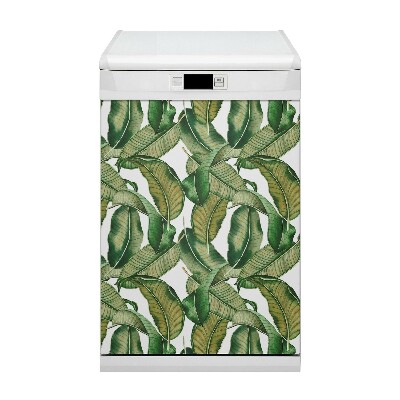 Dishwasher cover magnet Botanical leaves