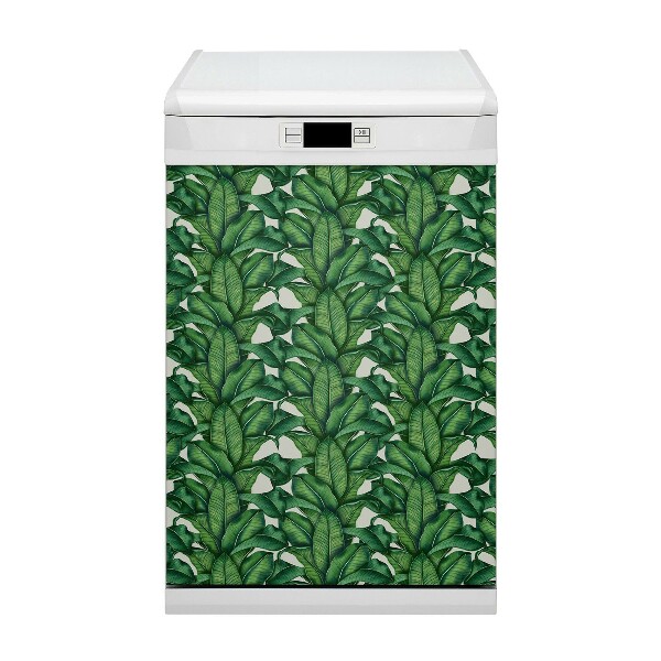 Dishwasher cover Botanical leaves