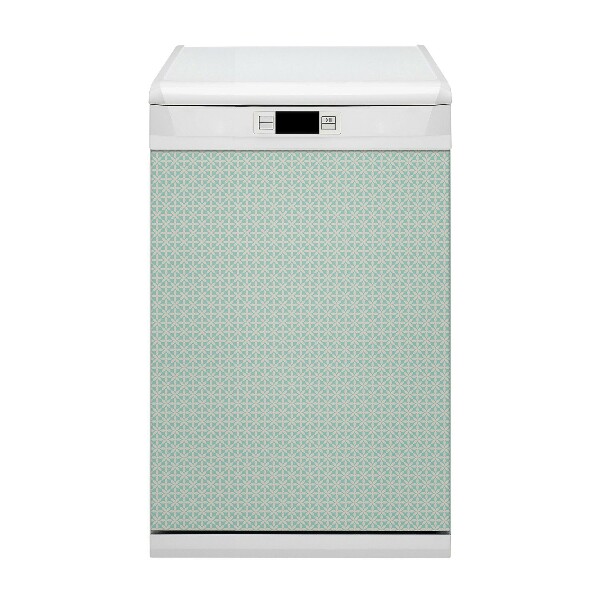 Magnetic dishwasher cover White blue