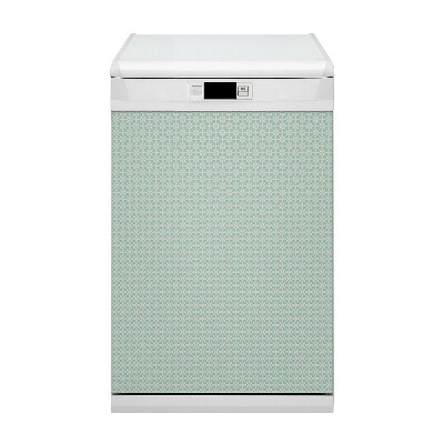 Magnetic dishwasher cover White blue