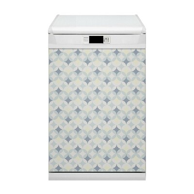 Dishwasher cover magnet Retro texture