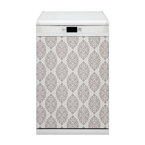 Dishwasher cover magnet Damask