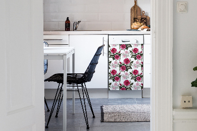 Dishwasher cover Painted roses