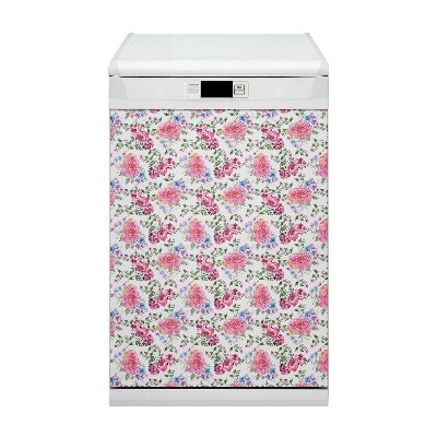 Decorative dishwasher magnet Roses vintage style