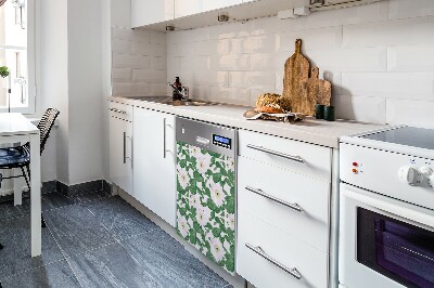 Magnetic dishwasher cover Flowering cacti