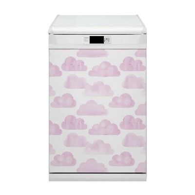 Dishwasher cover Pink clouds