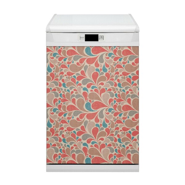 Magnetic dishwasher cover Colorful tears