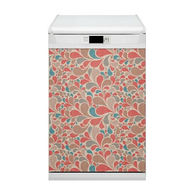 Magnetic dishwasher cover Colorful tears