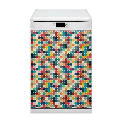 Magnetic dishwasher cover Geometric pattern