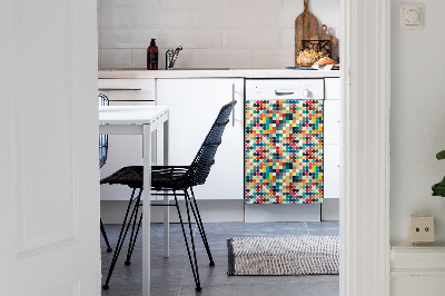 Magnetic dishwasher cover Geometric pattern