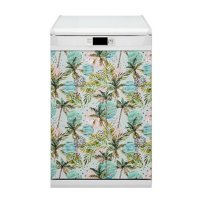 Decorative dishwasher magnet Hawaii palms