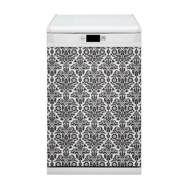 Dishwasher cover magnet Floral pattern