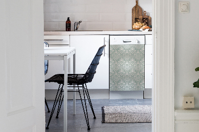 Magnetic dishwasher cover Floral pattern