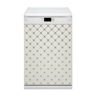 Magnetic dishwasher cover Pattern in diamonds