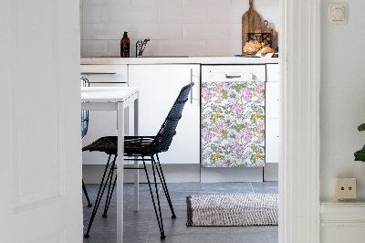 Magnetic dishwasher cover Birds