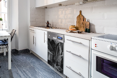 Dishwasher cover Large leaves