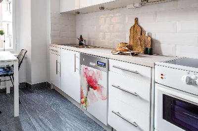 Dishwasher cover Watercolor flowers