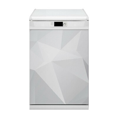 Dishwasher cover magnet White abstraction